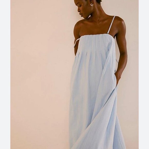 Free People Light Blue Maxi Dress - Picture 2 of 9